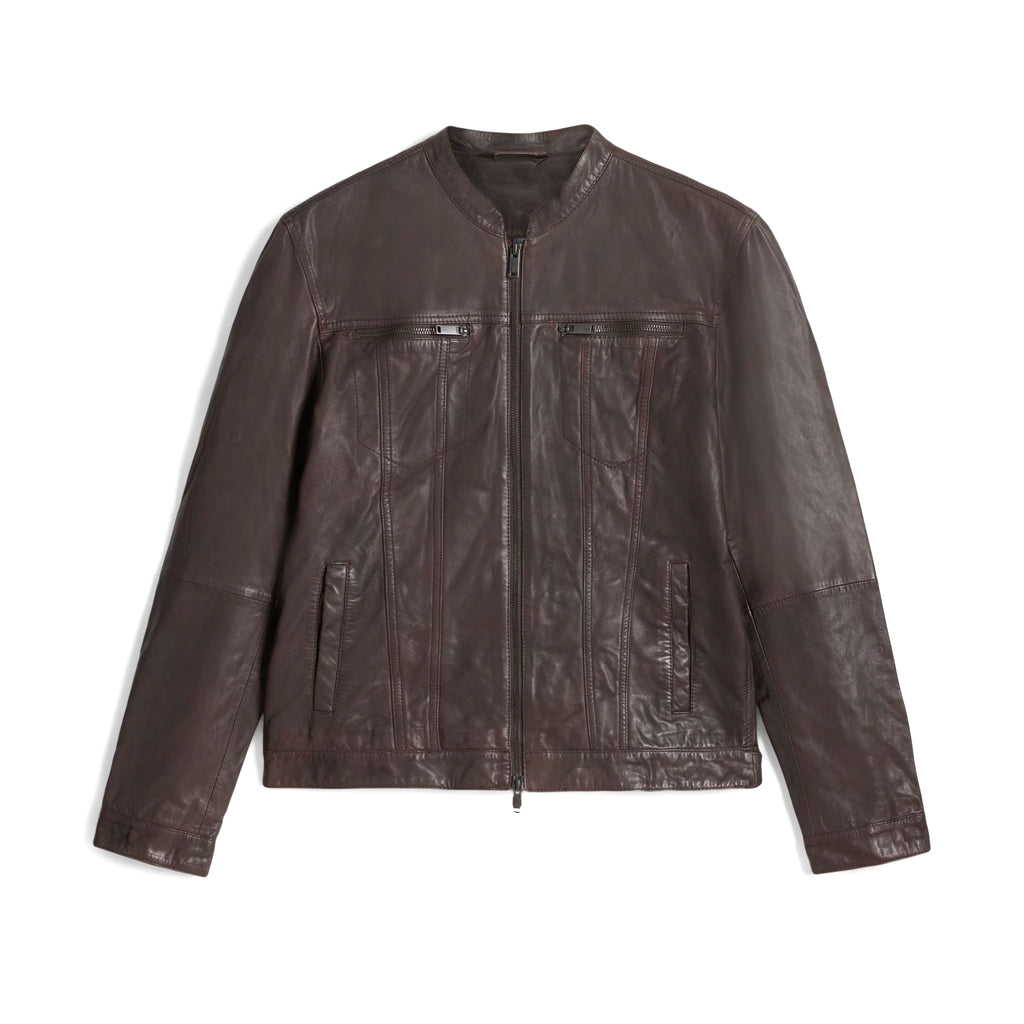 Shea Buckner NCIS Origins S02 Brown Jacket