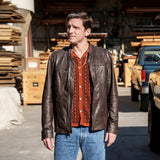 Shea Buckner NCIS Origins S02 Brown Jacket