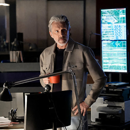 Gary Cole NCIS S23 Beige Jacket