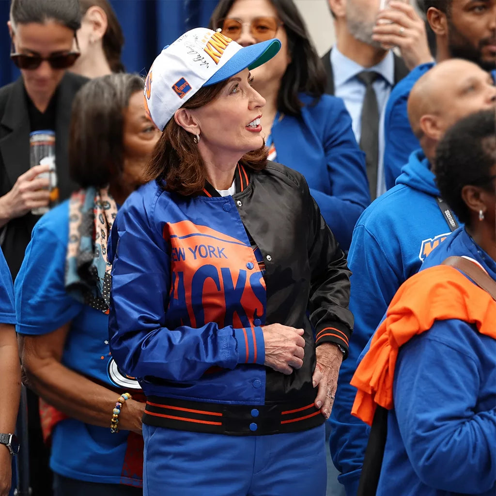 NY Knicks Championship 2026 Kathy Hochul Jacket