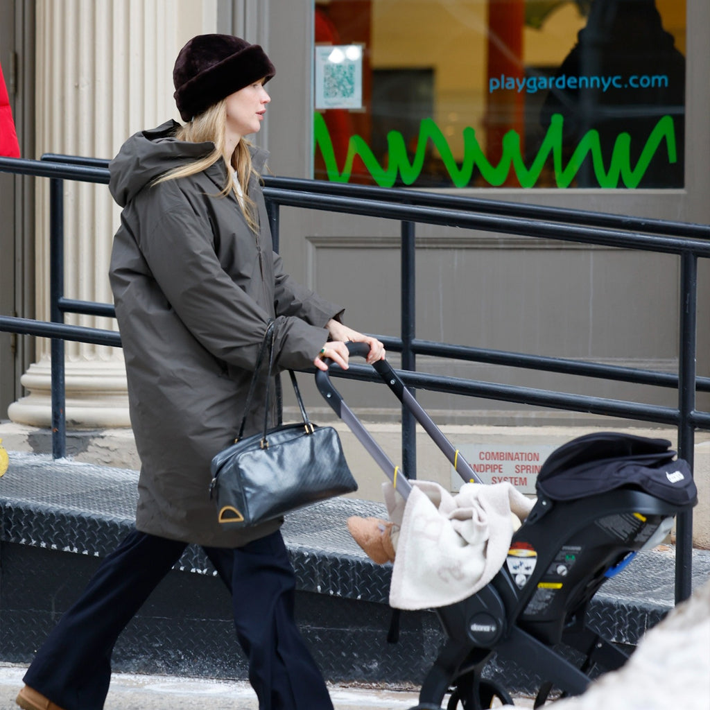 NY City 2026 Jennifer Lawrence Grey Coat