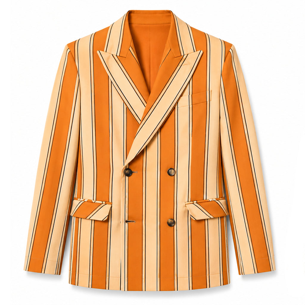 Mick Jagger Brooklyn 2026 Striped Blazer