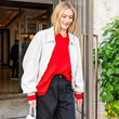 NY City Sarah Pidgeon White Jacket