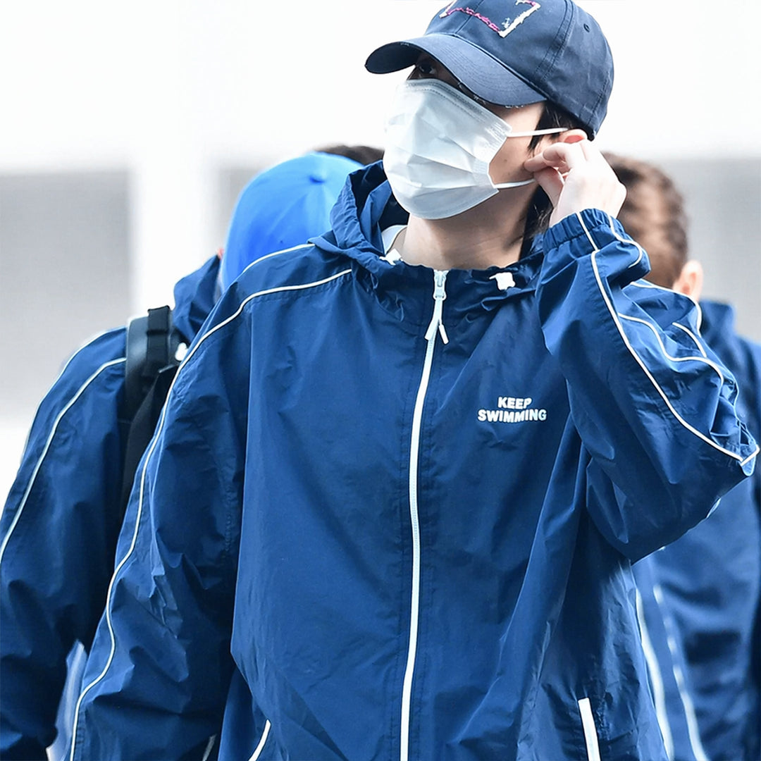 NYC 2026 BTS Keep Swimming Blue Jacket