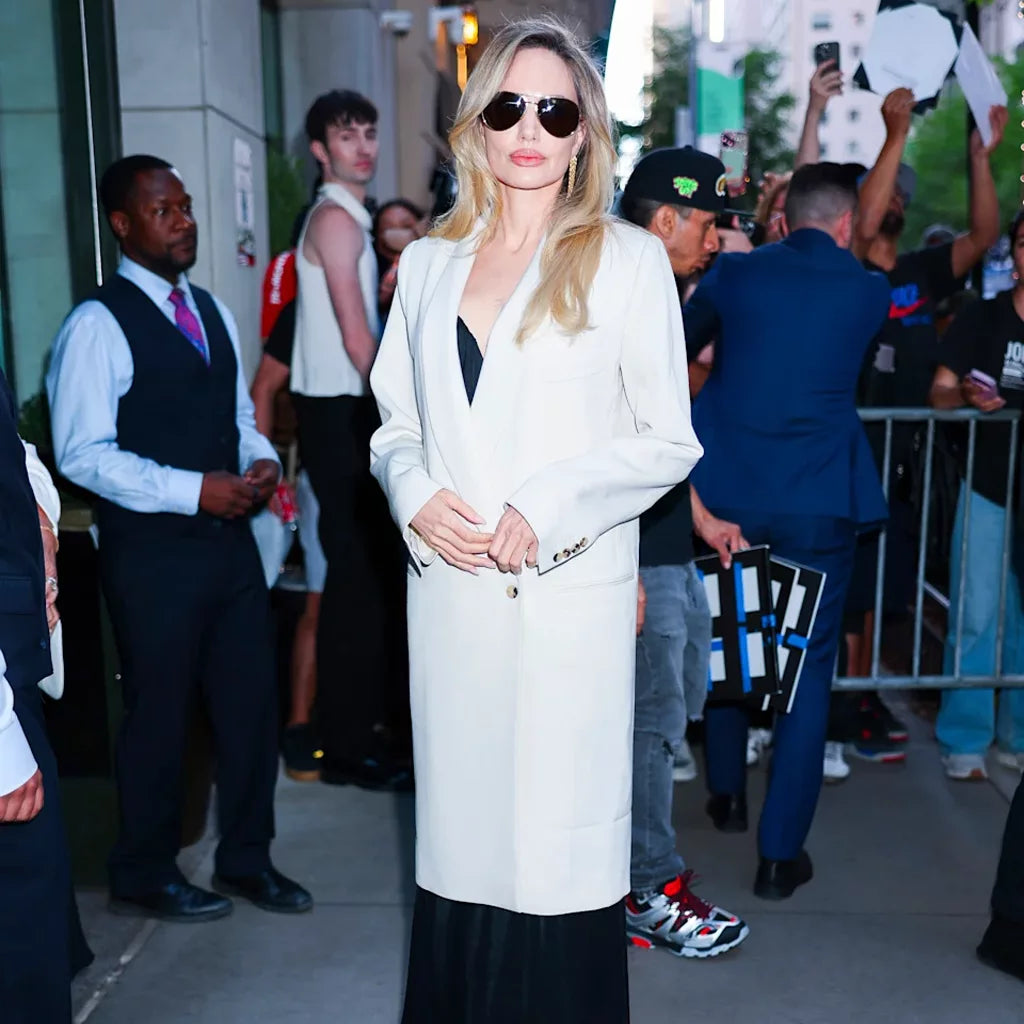 NYC Special Screening Couture Angelina Jolie Coat
