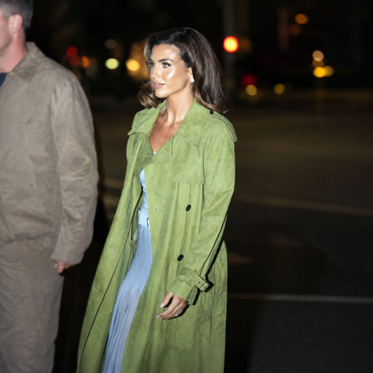 NYC Dinner Event 2026 Paige Lorenze Green Coat