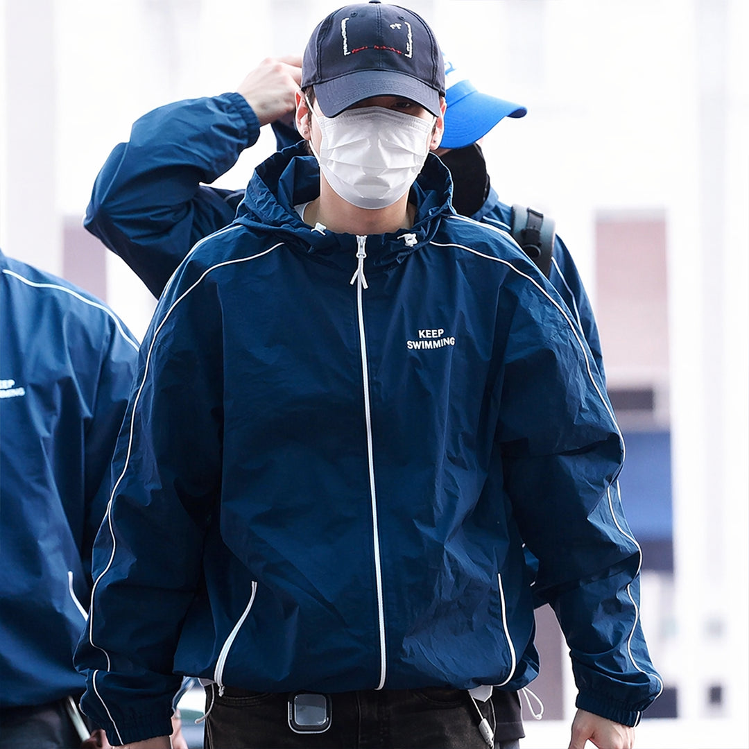 NYC 2026 BTS Keep Swimming Blue Jacket