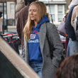 Scarlett Johansson NYC Wool Coat
