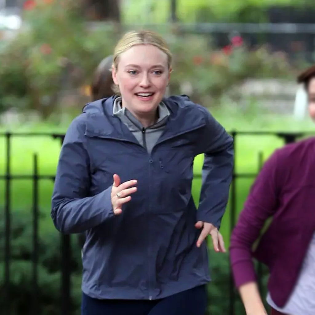 Ella Morgan S01 Dakota Fanning Hooded Jacket