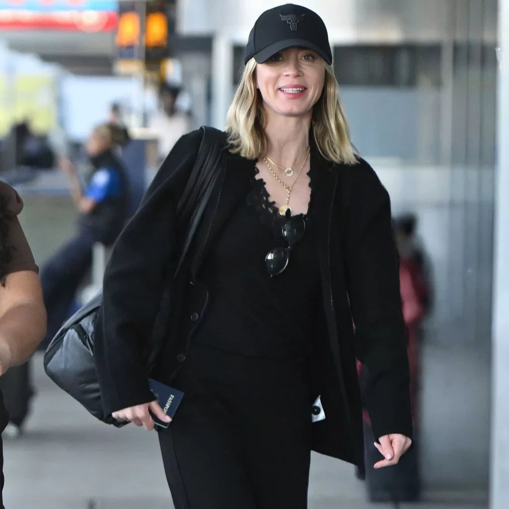 New York Airport Emily Blunt Jacket