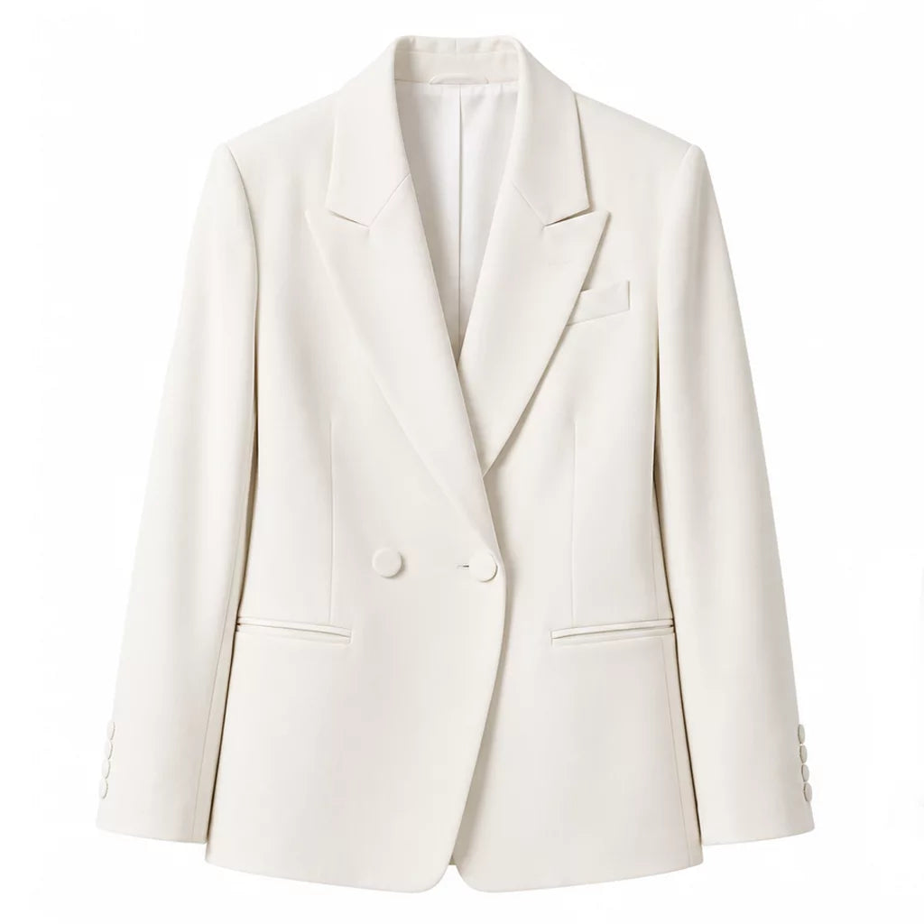 Halle Berry NYC 2026 White Blazer