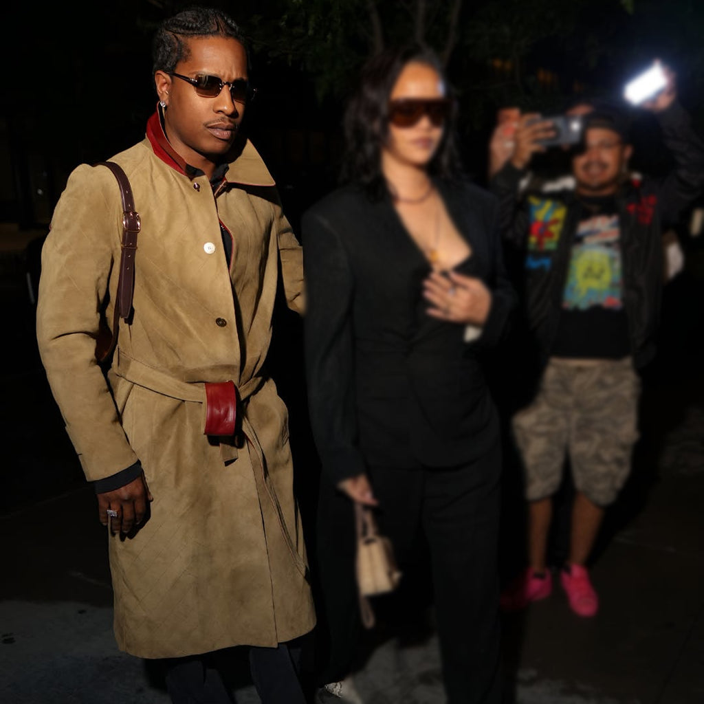 Night Out NYC ASAP Rocky Brown Coat