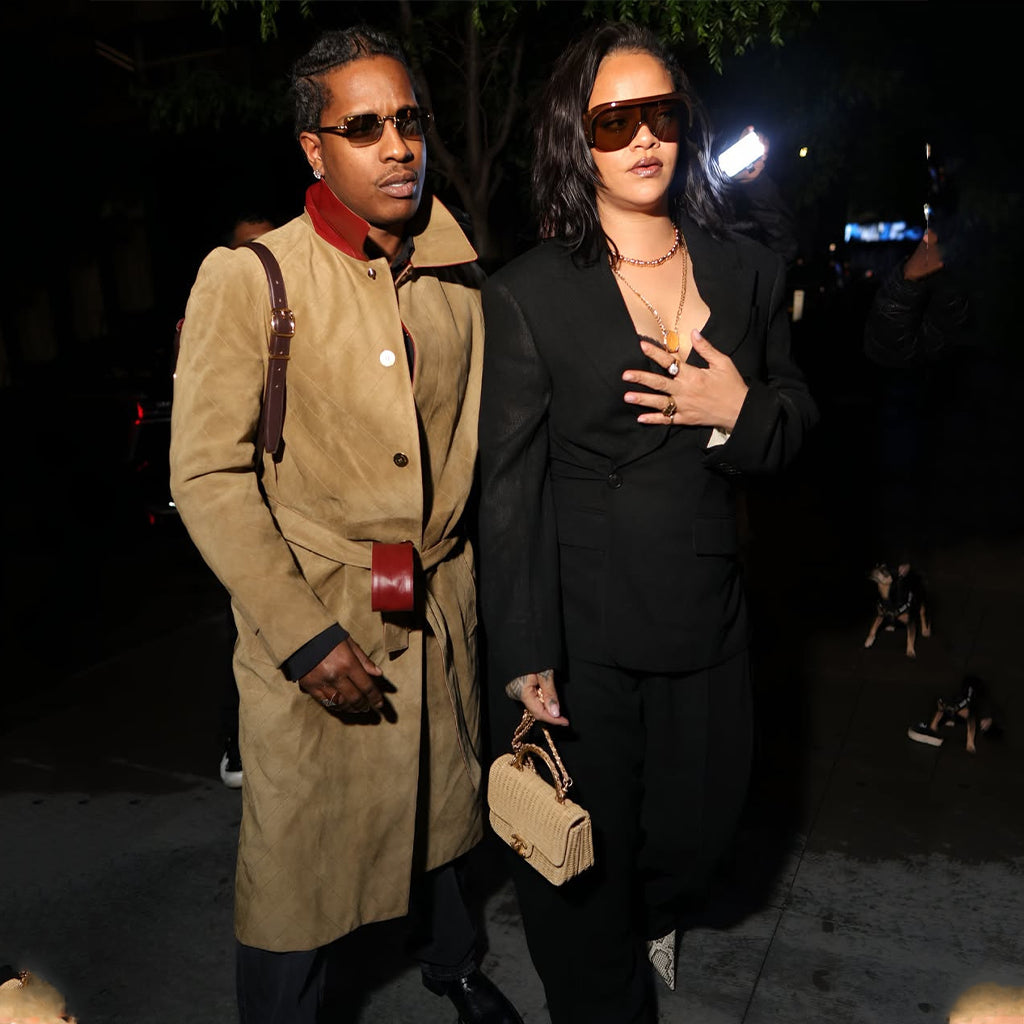Night Out NYC ASAP Rocky Brown Coat