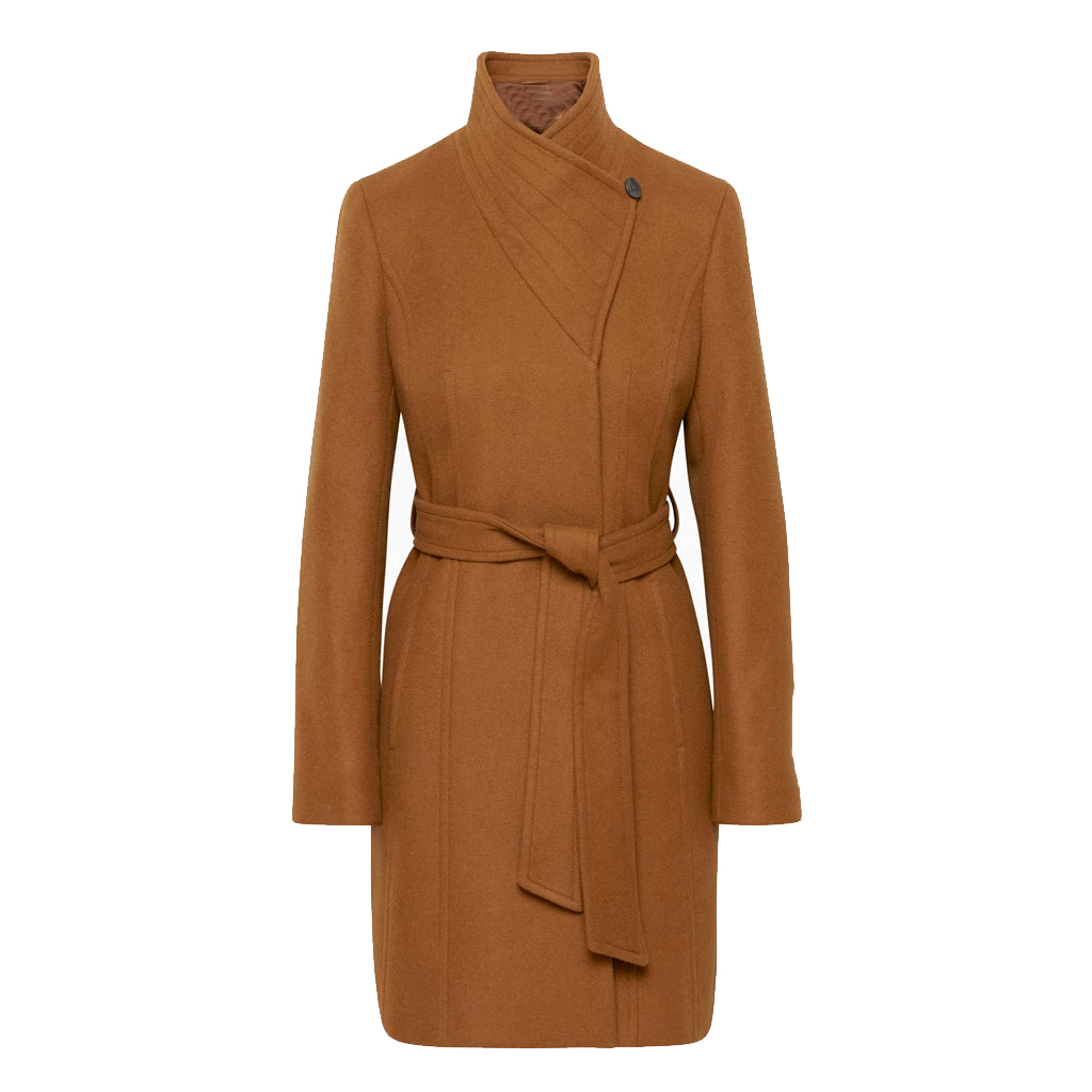Off Campus S01 Hannah Wells Brown Coat