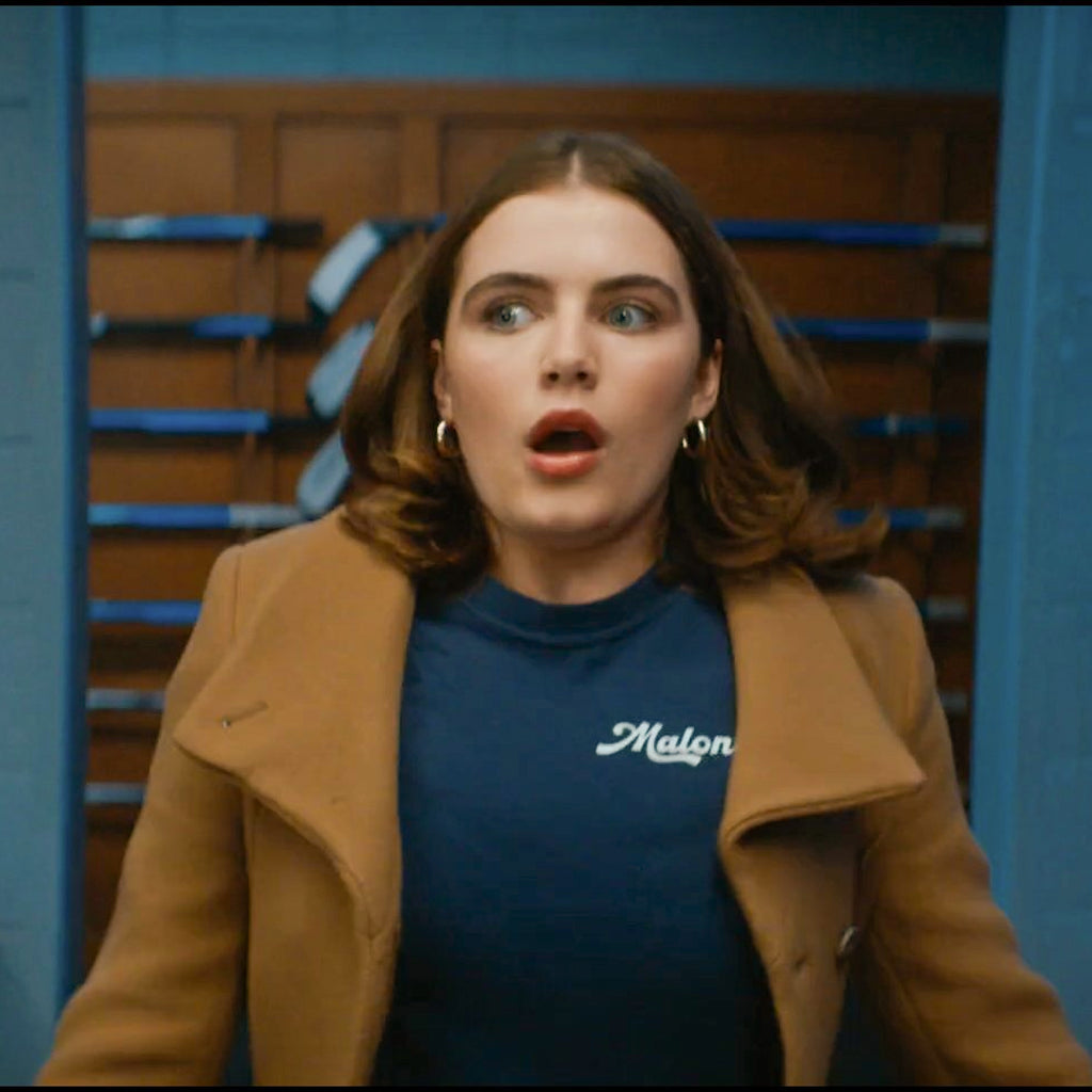 Off Campus S01 Hannah Wells Brown Coat