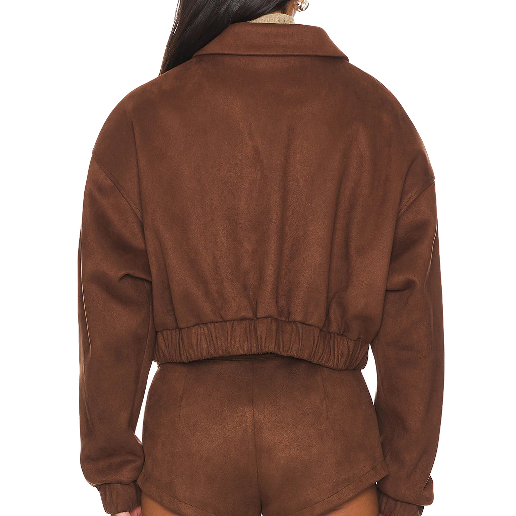 Hannah Wells Off Campus S01 Suede Jacket
