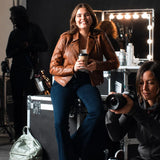 Off Campus Ella Bright Leather Jacket