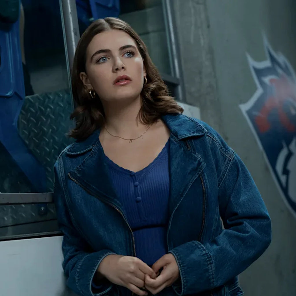 Off Campus S01 Hannah Wells Blue Jacket