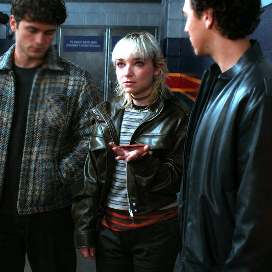 Off Campus S01 Jules Logan Leather Jacket