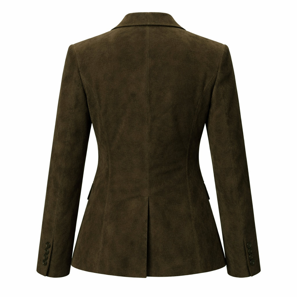 Law and Order SVU S27 Mariska Hargitay Suede Leather Blazer