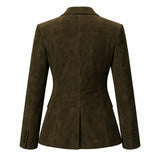 Law and Order SVU S27 Mariska Hargitay Suede Leather Blazer