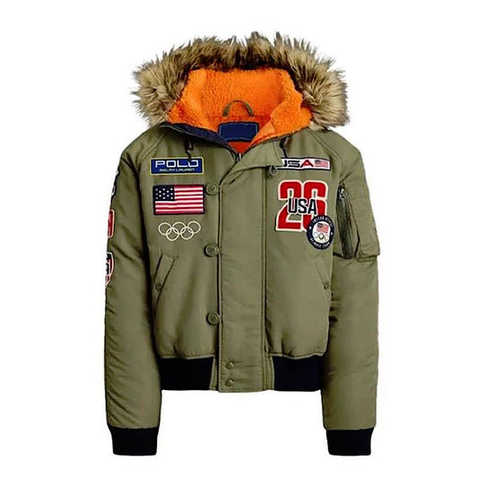 Team USA 26 Olympic 2026 Bomber Jacket