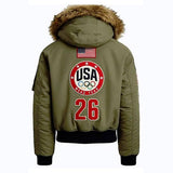 Team USA 26 Olympic 2026 Bomber Jacket