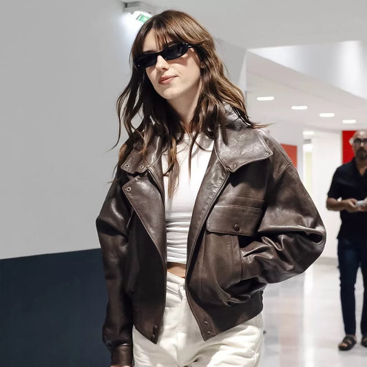 Daisy Edgar Jones Charles De Gaulle Airport Jacket