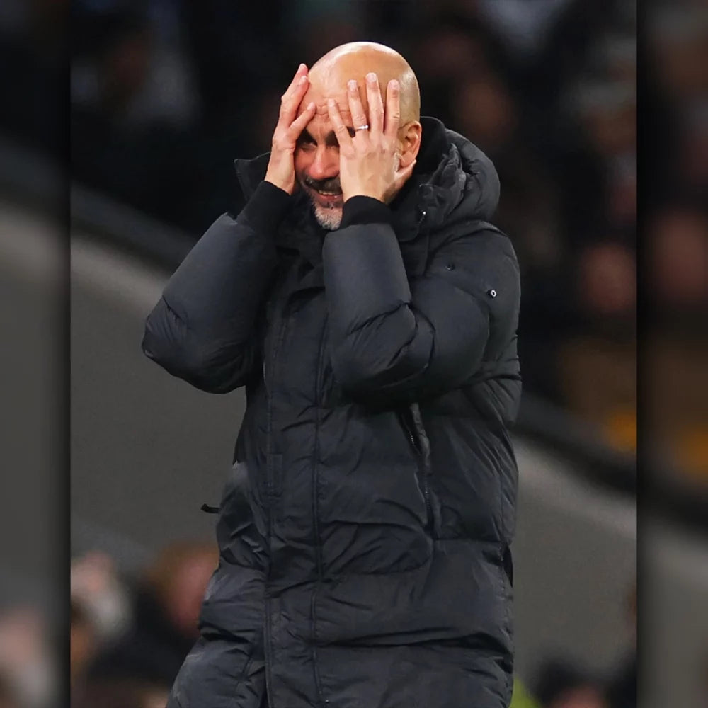 Pep Guardiola Black Coat