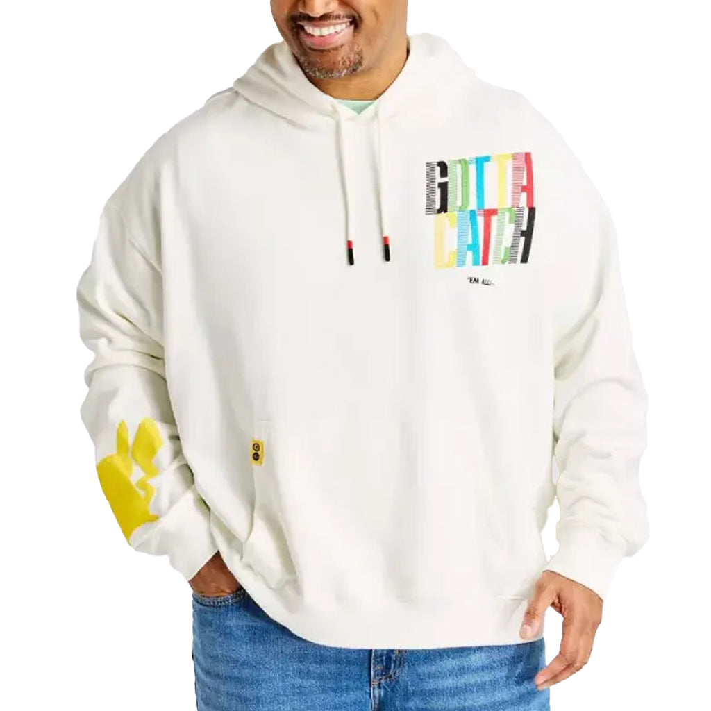 Pokemon Gotta Catch Joe Jonas 2026 White Hoodie