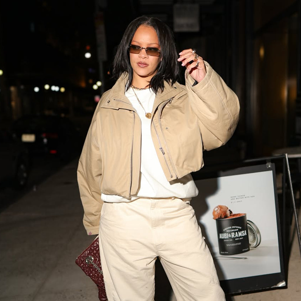 Birthday Celebration Rihanna Brown Jacket