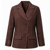 Claire Rushbrook Rivals S02 Brown Blazer