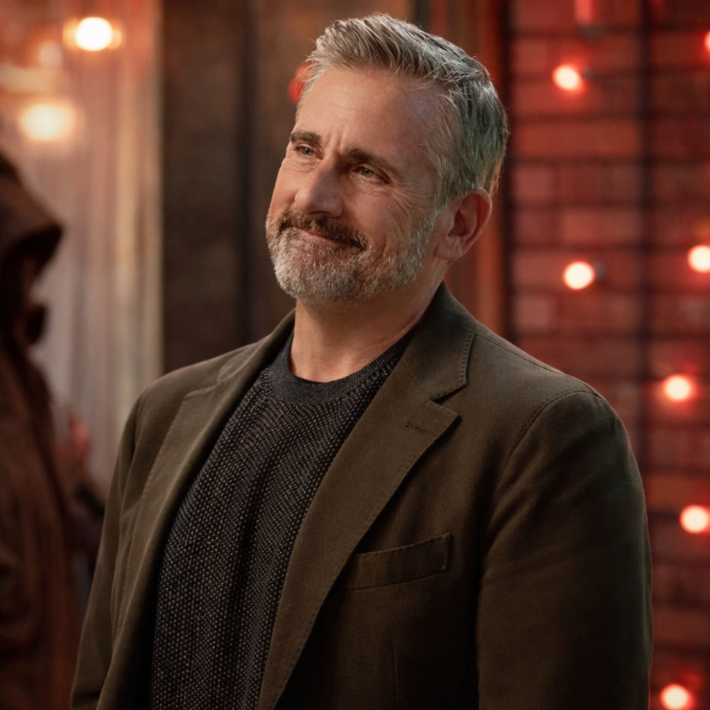 Rooster Steve Carell Brown Blazer