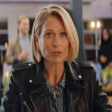 Trying S05 Karen Newman Leather Jacket