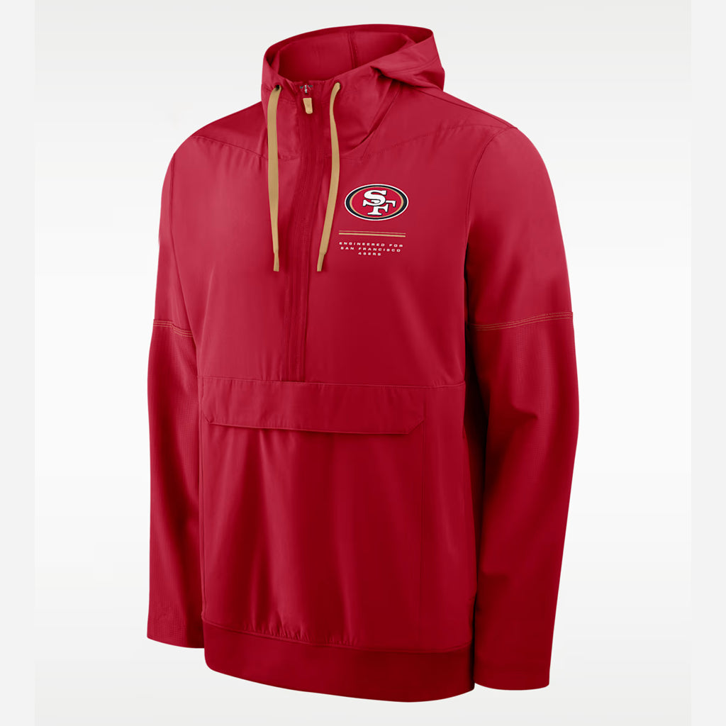 San Francisco 49ers 2026 Sideline Anorak Half-Zip Jacket