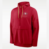 San Francisco 49ers 2026 Sideline Anorak Half-Zip Jacket