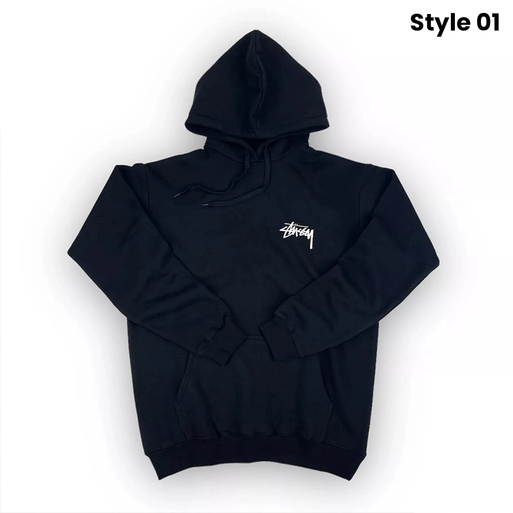 Dice Slim Fit Black Hoodie