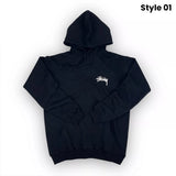 Dice Slim Fit Black Hoodie