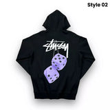 Dice Slim Fit Black Hoodie