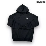 Dice Slim Fit Black Hoodie