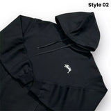Dice Slim Fit Black Hoodie
