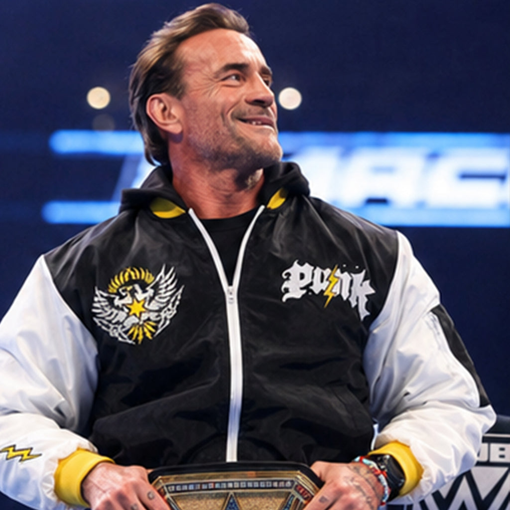 CM Punk SmackDown 2026 Hooded Jacket