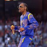 Snoop Dogg Super Bowl Halftime Blue Tracksuit
