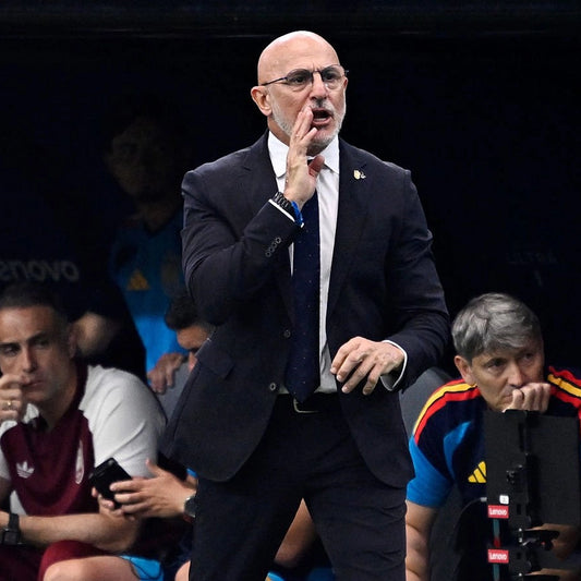 Spanish Manager Luis de la Fuente Suit
