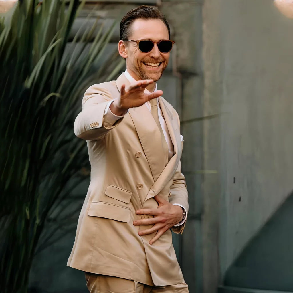 Tom Hiddleston Summer Fashion Suit