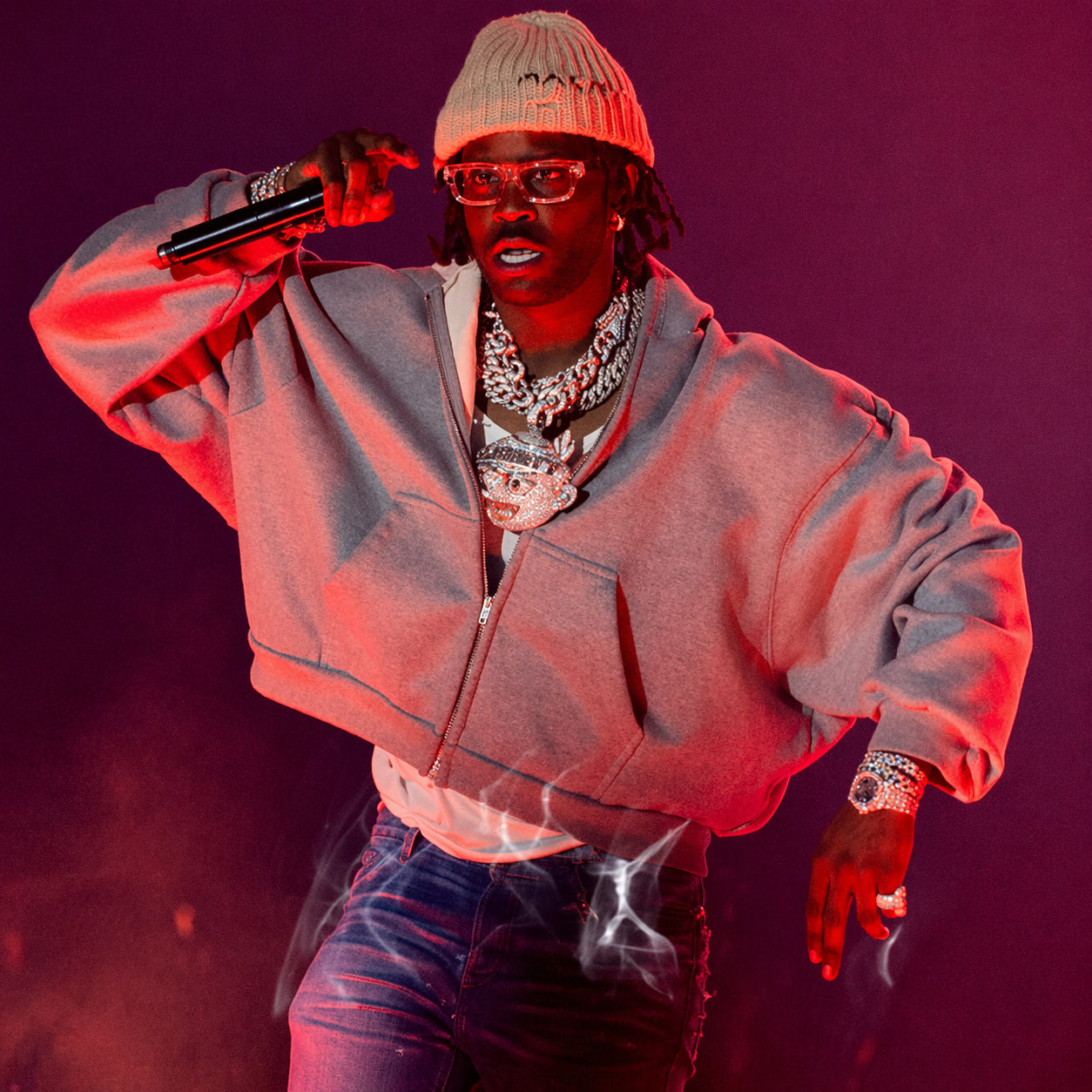 Summer Smash Chief Keef Gery Jacket