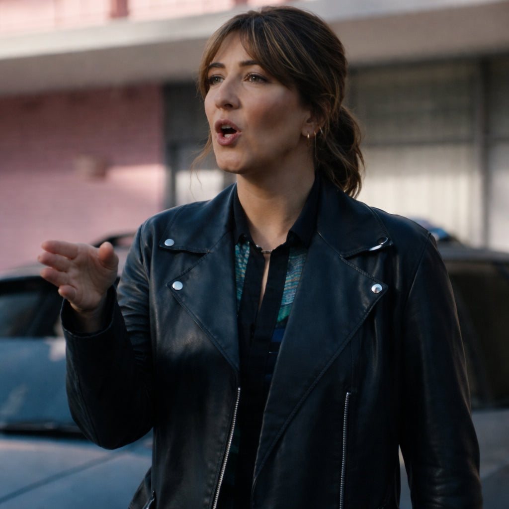 Vicki Sunny Nights Black Moto Jacket