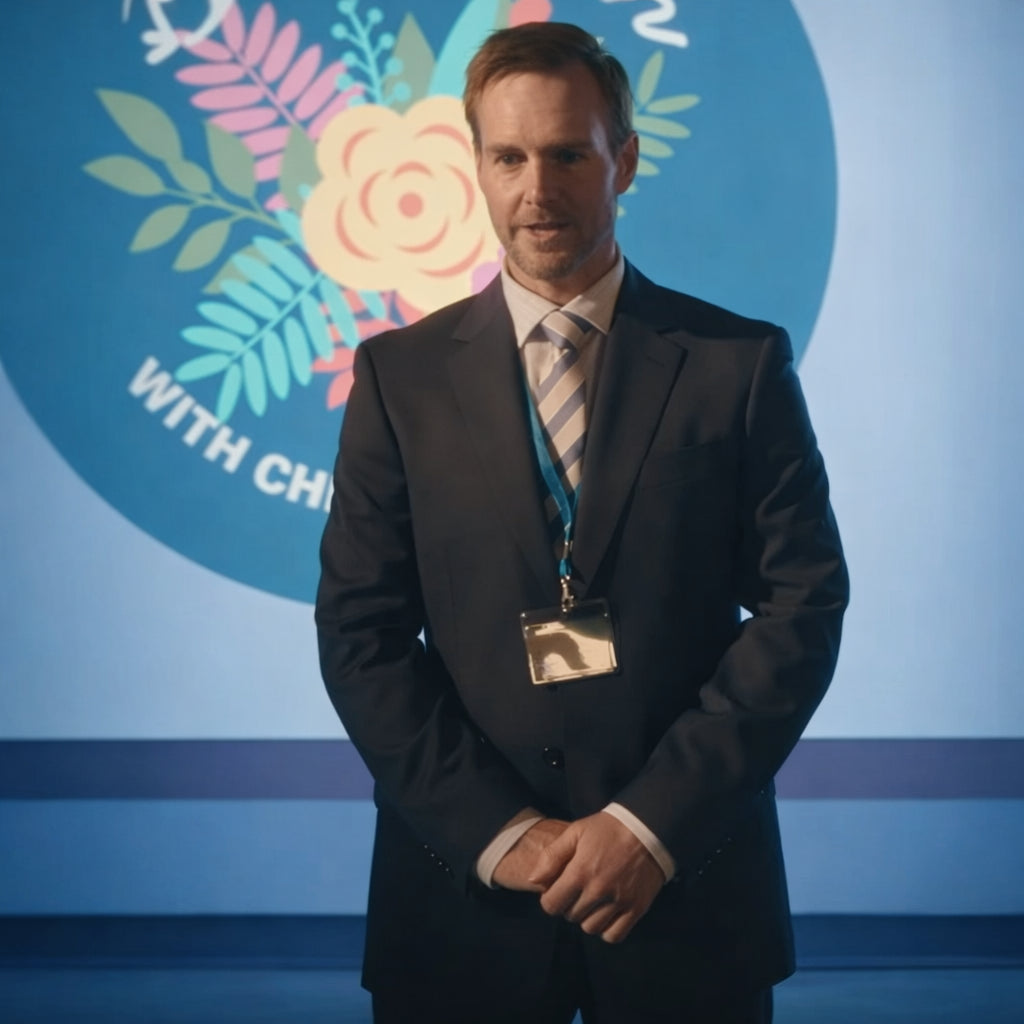 Will Forte Sunny Nights S01 Black Blazer