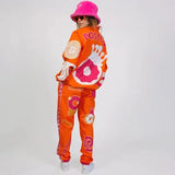 Boston Dunkings Orange Tracksuit