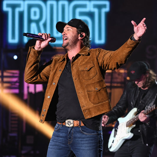 Taylor Swift Night Luke Bryan Suede Jacket